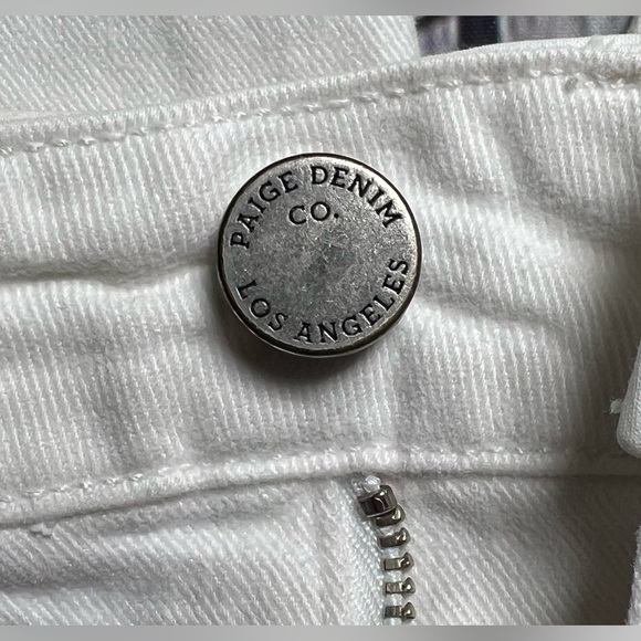 NWOT! PAIGE Skyline Ankle Peg Jeans in Optic White Size 27 Midrise. Skinny. - Picture 13 of 16